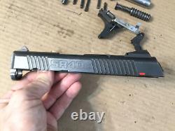 Ruger SR40c Parts Lot Upper Slide, barrel And Parts rebuild / repair