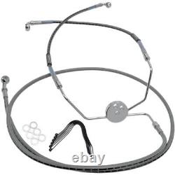 Russell Braided Front Brake Line Kit 22-5/8 Upper 1984-2007 Harley Davidson FLH