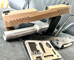 Sig P320 Complete Slide + Agency Arms Barrel Night Sights OEM Compact 3.9 Upper