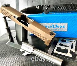Sig P320 Complete Slide + Agency Arms Barrel Night Sights OEM Compact 3.9 Upper