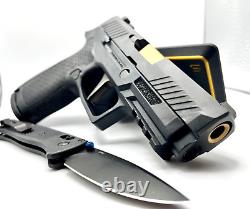 Sig P320 Complete Slide Compact OEM Upper 3.9 Gold Barrel M18 + FREE KNIFE