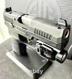 Sig P320 Complete Slide with Agency Arms 3.9 Barrel Optics Cut Supp. Night Sights