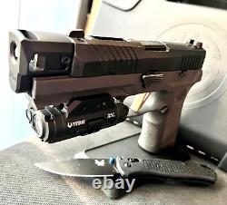 Sig P320 Complete Slide with Comp & Night Sights Compact 3.9 Upper + FREE KNIFE