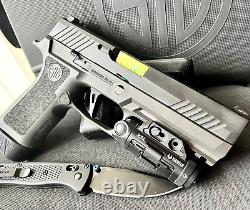 Sig P320 Complete Slide with Fluted Barrel Night Sights Full Size 4.7 +FREE KNIFE