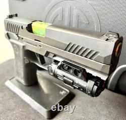 Sig P320 Complete Slide with Fluted Barrel Night Sights Full Size 4.7 +FREE KNIFE