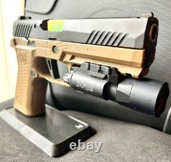 Sig P320 Complete Slide with Fluted Barrel Night Sights Full Size 4.7 +FREE KNIFE