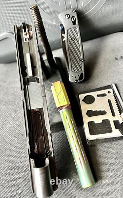 Sig P320 Complete Slide with Fluted Barrel Night Sights Full Size 4.7 +FREE KNIFE