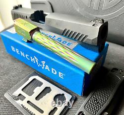 Sig P320 Full Size Slide Fluted Barrel Night Sights 4.7 M17 Upper +FREE KNIFE