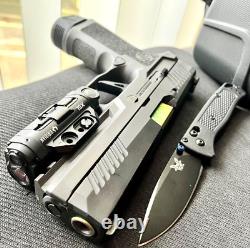 Sig P320 Full Size Slide Fluted Barrel Night Sights 4.7 M17 Upper +FREE KNIFE