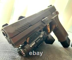 Sig P320 Full Size Slide with Grey Ghost Parts Complete 4.7 Upper M17 +FREE KNIFE