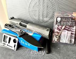 Sig P320 Full Size Slide with Grey Ghost Parts Complete 4.7 Upper M17 +FREE KNIFE