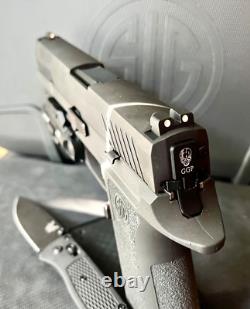 Sig P320 Full Size Slide with Grey Ghost Parts Complete 4.7 Upper M17 +FREE KNIFE