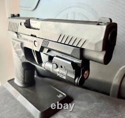Sig P320 Full Size Slide with Grey Ghost Parts Complete 4.7 Upper M17 +FREE KNIFE