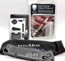 Sig P320 Full Size Slide with Grey Ghost Parts Complete 4.7 Upper M17 +FREE KNIFE