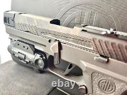 Sig P320 Grey Ghost Slide with Compensator 3.9 Upper RMR Optics Cut + FREE KNIFE