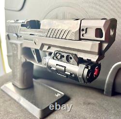 Sig P320 Grey Ghost Slide with Compensator 3.9 Upper RMR Optics Cut + FREE KNIFE