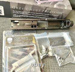 Sig P320 Grey Ghost Slide with Compensator 3.9 Upper RMR Optics Cut + FREE KNIFE