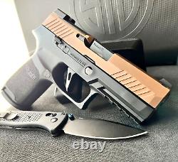 Sig P320 M18 Complete Slide Night Sights OEM Compact Upper 3.9 + FREE KNIFE