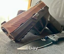 Sig P320 M18 Complete Slide Night Sights OEM Compact Upper 3.9 + FREE KNIFE