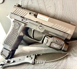 Sig P320 Slide + Agency Arms Barrel Night Sights Complete 3.9 Upper +FREE KNIFE