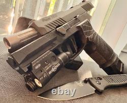 Sig P320 Slide + Agency Arms Barrel Night Sights Complete 3.9 Upper +FREE KNIFE