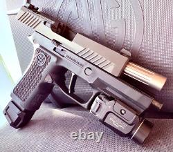 Sig P320 Slide + Agency Arms Barrel Night Sights Complete 3.9 Upper +FREE KNIFE