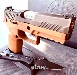Sig P320 Slide + Agency Arms Barrel Night Sights Complete 3.9 Upper +FREE KNIFE