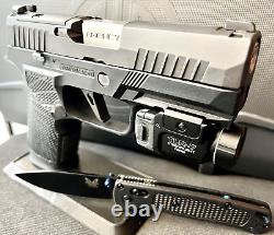 Sig P320 Slide Agency Arms Fluted Barrel X-Carry Compact 3.9 Upper + FREE KNIFE