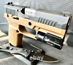 Sig P320 Slide Agency Arms Fluted Barrel X-Carry Compact 3.9 Upper + FREE KNIFE