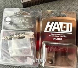 Sig P320 Slide with Compensator + Grey Ghost Parts Compact 3.9 Upper + FREE KNIFE