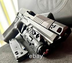 Sig P320 Slide with Compensator + Grey Ghost Parts Compact 3.9 Upper + FREE KNIFE