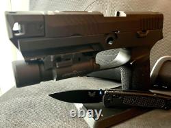 Sig P320 Slide with Compensator + Grey Ghost Parts Compact 3.9 Upper + FREE KNIFE