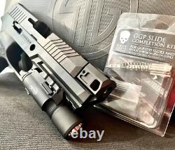 Sig P320 Slide with Compensator + Grey Ghost Parts Compact 3.9 Upper + FREE KNIFE