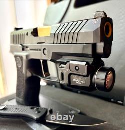 Sig P320 Slide with DXW2 Big Dot Sight Complete 3.9 Compact Upper M18 +FREE KNIFE