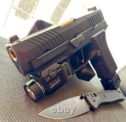 Sig P320 Slide with DXW2 Big Dot Sight Complete 3.9 Compact Upper M18 +FREE KNIFE