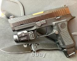 Sig P320 Slide with DXW2 Big Dot Sight Complete 3.9 Compact Upper M18 +FREE KNIFE