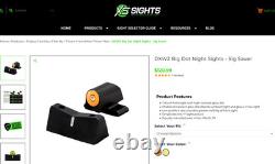 Sig P320 Slide with DXW2 Big Dot Sight Complete 3.9 Compact Upper M18 +FREE KNIFE