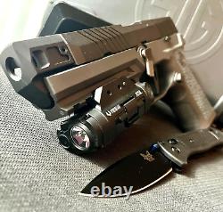 Sig P320 Slide with Grey Ghost Parts + Compensator Compact 3.9 Upper + FREE KNIFE