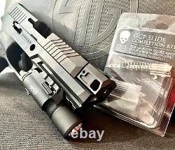 Sig P320 Slide with Grey Ghost Parts + Compensator Compact 3.9 Upper + FREE KNIFE