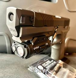 Sig P320 Slide with Grey Ghost Parts + Compensator Compact 3.9 Upper + FREE KNIFE