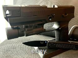 Sig P320 Slide with Grey Ghost Parts + Compensator Compact 3.9 Upper + FREE KNIFE