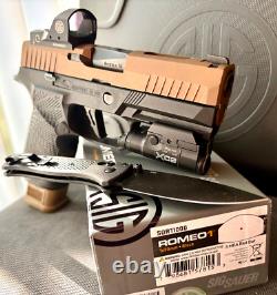 Sig P320 X-Carry Slide with Romeo1 Red Dot Sight Complete Compact 3.9 Upper M18