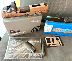 Sig P320 X-Carry Slide with Romeo1 Red Dot Sight Complete Compact 3.9 Upper M18