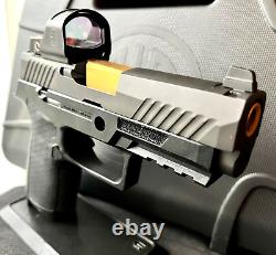 Sig Sauer P320 Compact Slide with Romeo1 Dot Sight Complete Upper 3.9 +FREE KNIFE