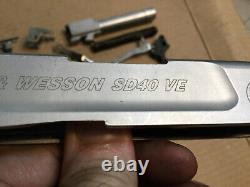 Smith & Wesson S&W SD40VE Parts Lot Upper Slide And Parts rebuild / repair