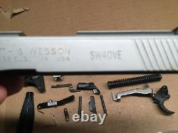 Smith & Wesson S&W SW40VE Parts Lot Upper Slide And Parts rebuild / repair! #^
