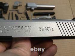 Smith & Wesson S&W SW40VE Parts Lot Upper Slide And Parts rebuild / repair