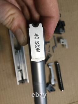 Smith & Wesson S&W SW40VE Parts Lot Upper Slide And Parts rebuild / repair