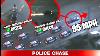 Speeding Suspect On A Stolen Mitsubishi Lancer Goes On Wild Police Chase Riding On The Wheel Hub