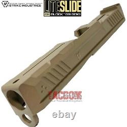 Strike Industrie LITE FDE slide for Glok 19 & P80 PF940C + Parts Kit + Barrel